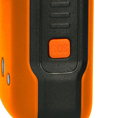 Alecto FR300OE - Robustes Funkgerät, Reichweite von bis zu 10 Kilometern, Orange/Schwarz