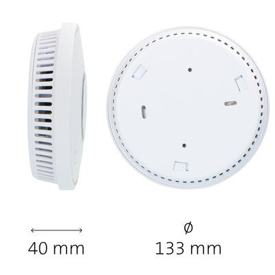 Alecto SCA-10 2x - Rauchmelder und Kohlenmonoxidmelder in einem, 2er-Pack