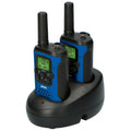 Alecto FR175BW - Walkie Talkie Set - 2 Handgeräte - Reichweite bis zu 7 km - 8 Kanäle - PTT und VOX - 24 Stunden Standby - Ladestation inklusive - Kopfhöreranschluss - Blau Schwarz