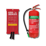 Alecto SB28 + AL-BS6 - Brandschutzsset - SB28 Löschdecke + AL-BS6 Schaumlöscher 6LSB