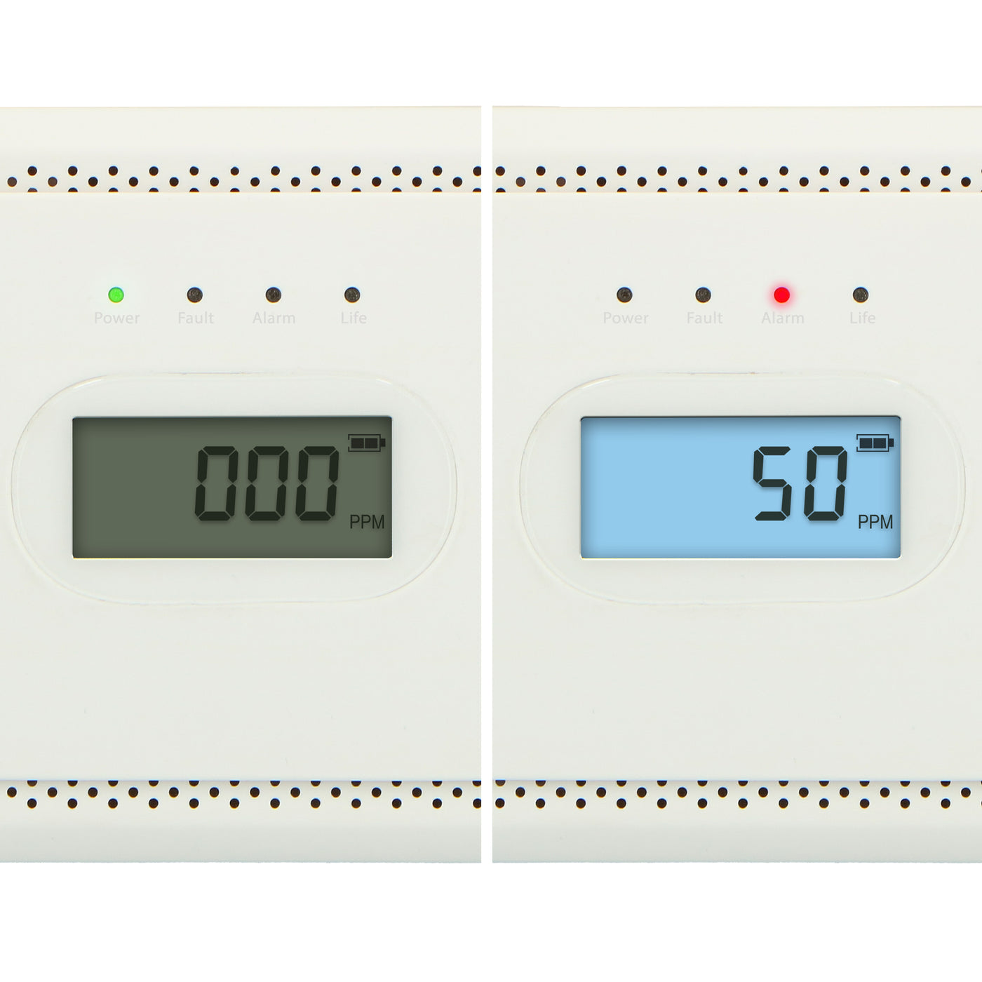 Alecto COA2650 - Kohlenmonoxidmelder mit 10 Jahren Sensorlaufzeit und Display