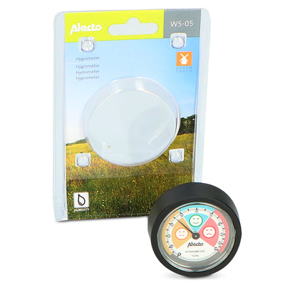 Alecto WS-05 - Analoges Hygrometer, schwarz