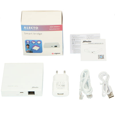 Alecto SMART-SMOKE10 SET 3 - Starterset Smart Zigbee Verbindungsstück mit 3 Smart Zigbee Rauchmeldern