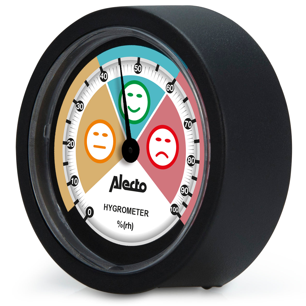 Alecto WS-05 - Analoges Hygrometer, schwarz